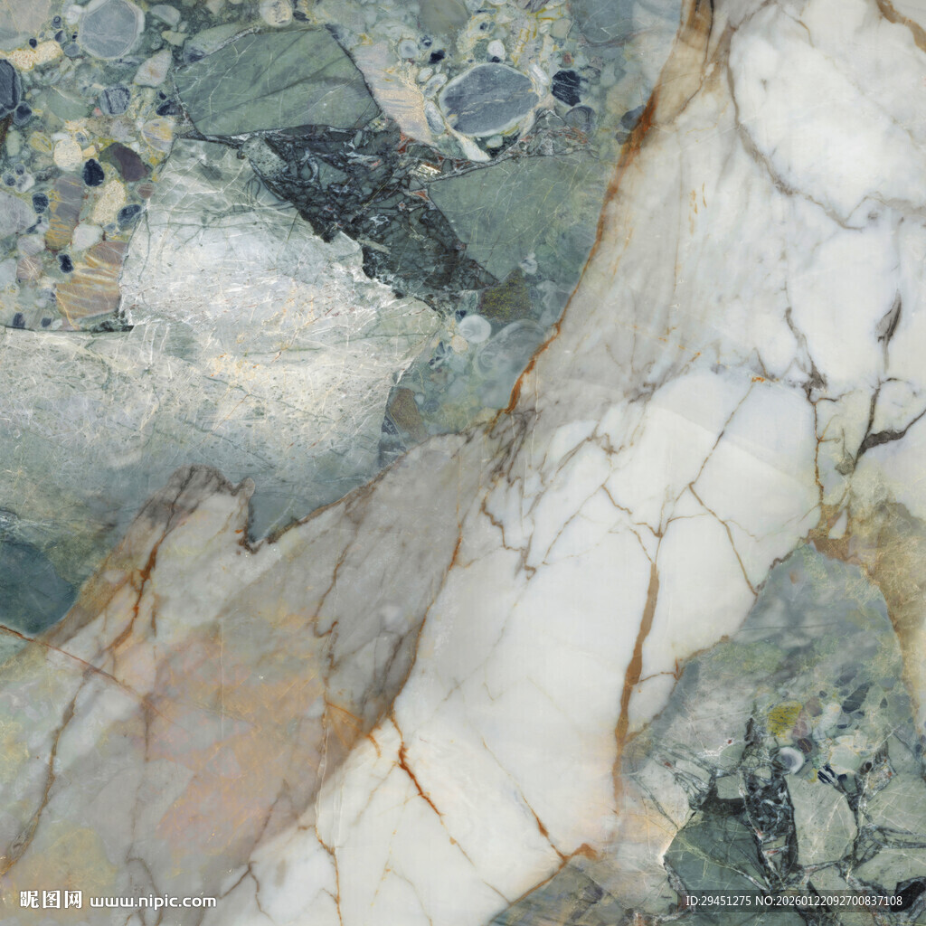 绿色 高雅简约石材 高端大图 