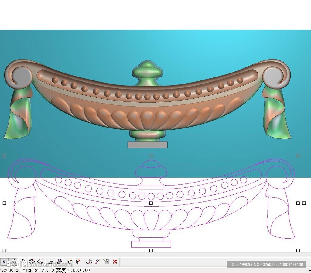 石雕外墙洋花壁炉雕花精雕图灰度