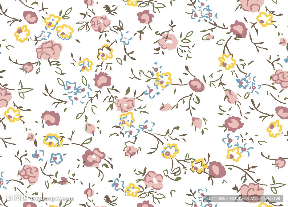 花卉图案背景