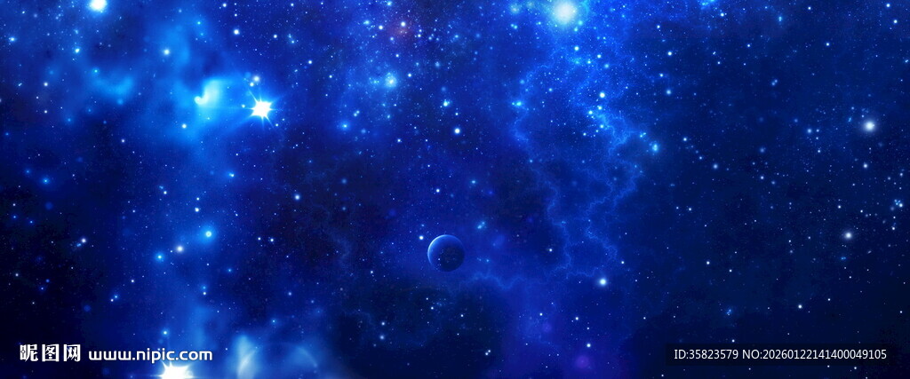 黑洞太空星空图