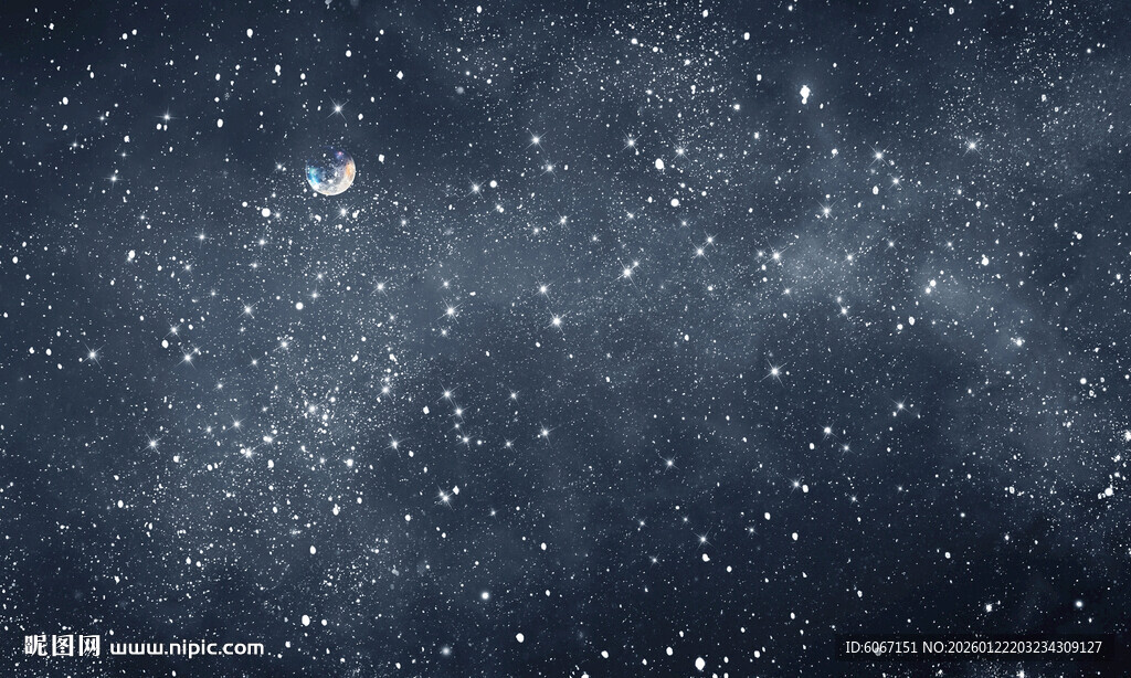 灰色宇宙星空背景图
