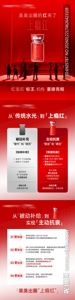 医美产品上新上瘾红胶原水光套图
