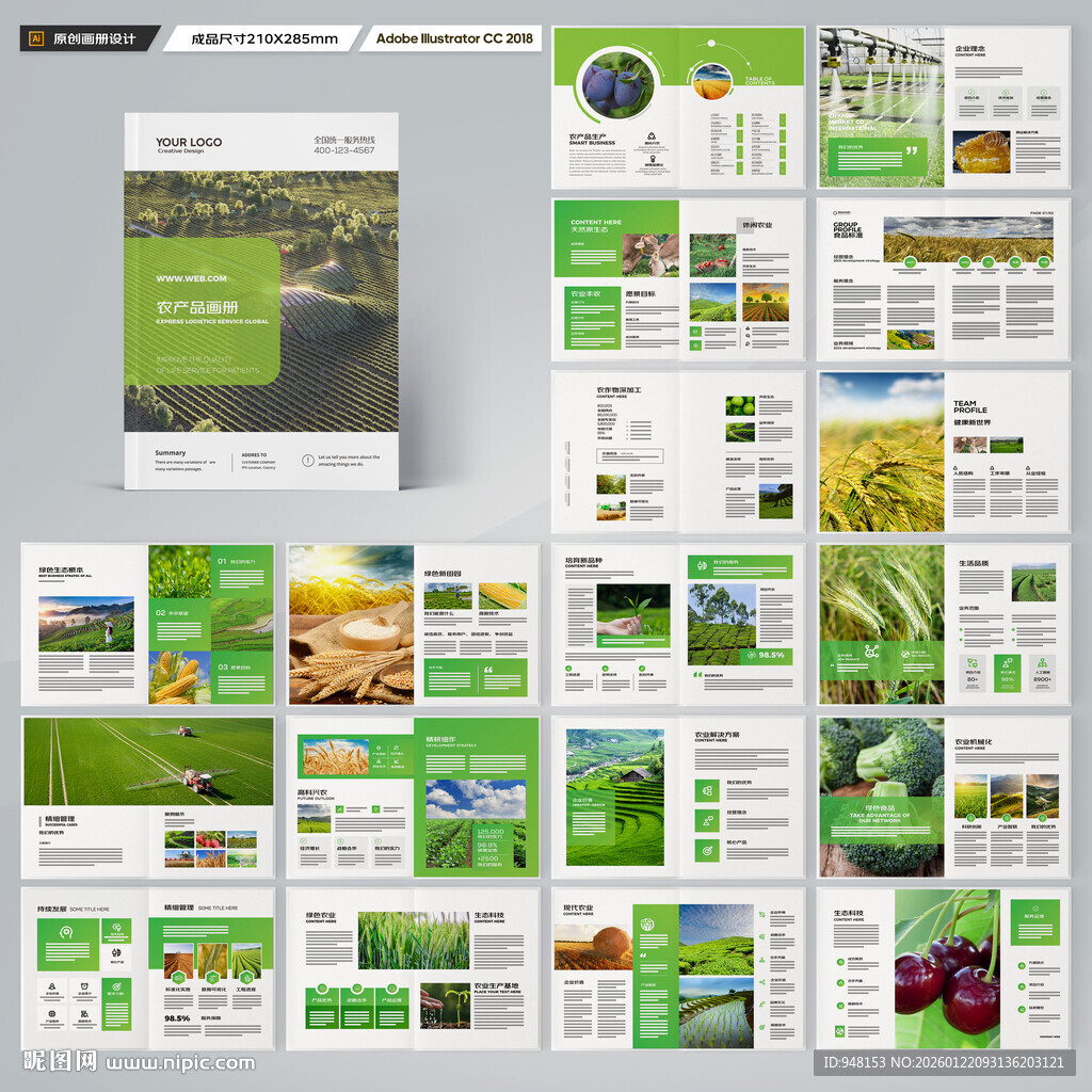 农产品宣传册