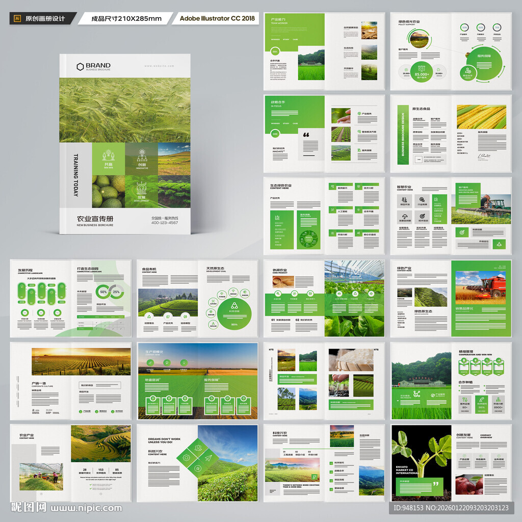 农业合作社画册