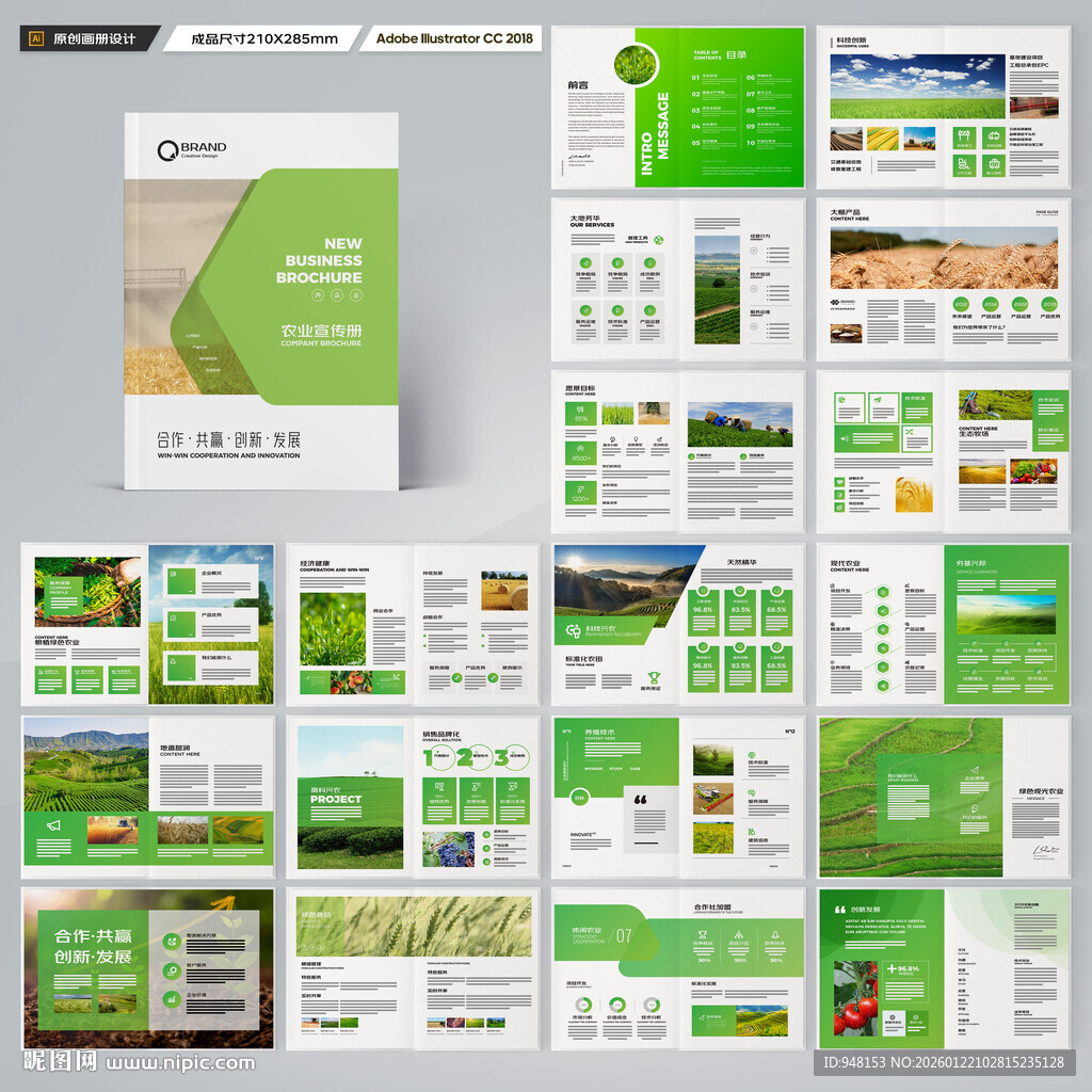 农业合作社画册