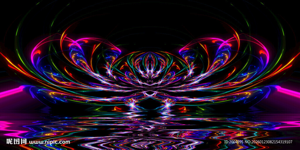 ktv酒吧抽象炫酷舞台背景