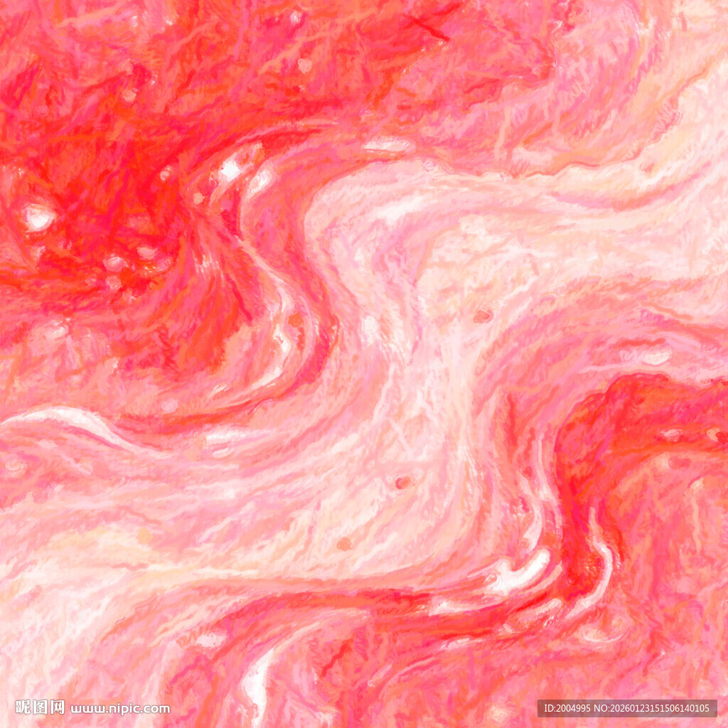 粉色红色水彩纹