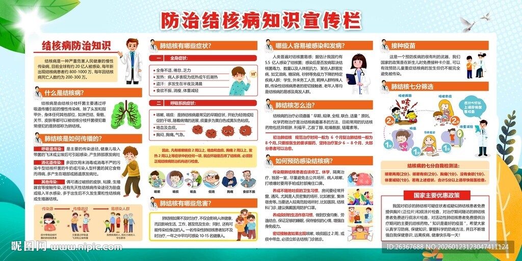 预防防治肺结核