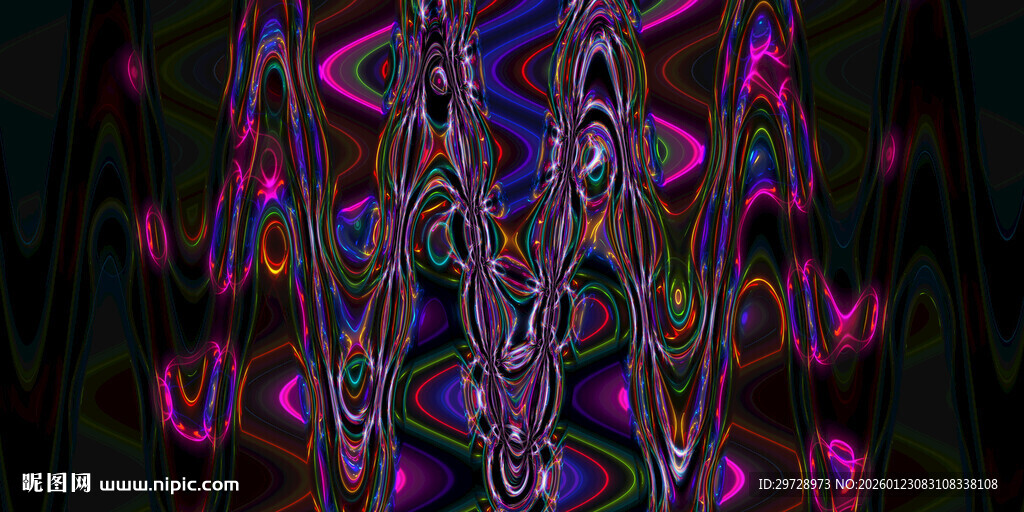 ktv酒吧抽象艺术画