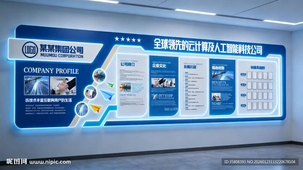 企业科技文化墙