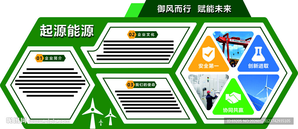 公司文化墙 宣传板