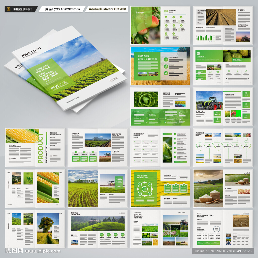农产品宣传册