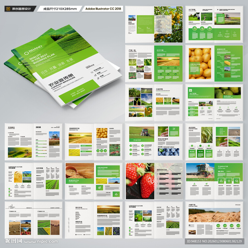 农业合作社画册