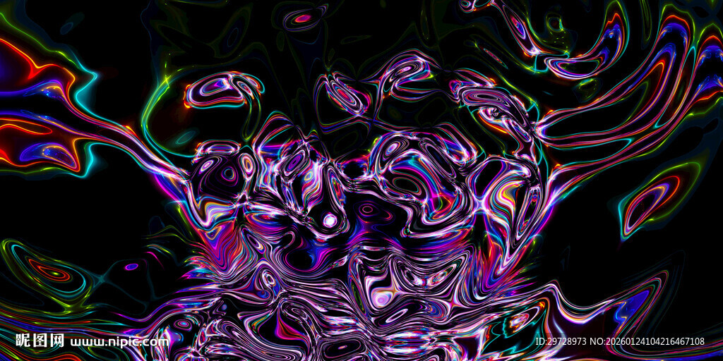 梦幻抽象ktv酒吧装饰画