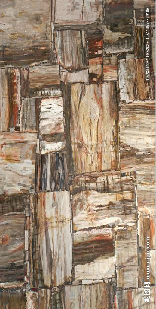 浅棕色拼花大理石石纹