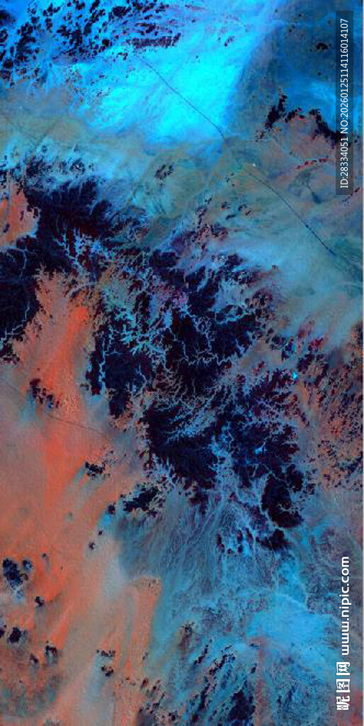 梦幻蓝色石纹纹理