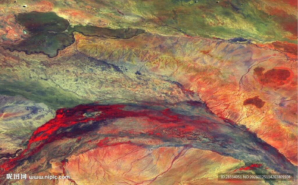 彩色岩石石纹背景