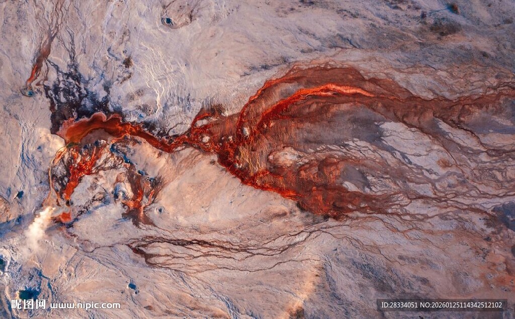 红色岩石纹理背景