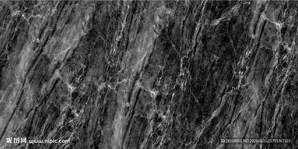 黑色大理石纹理图案