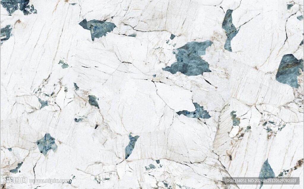 蓝白大理石石纹