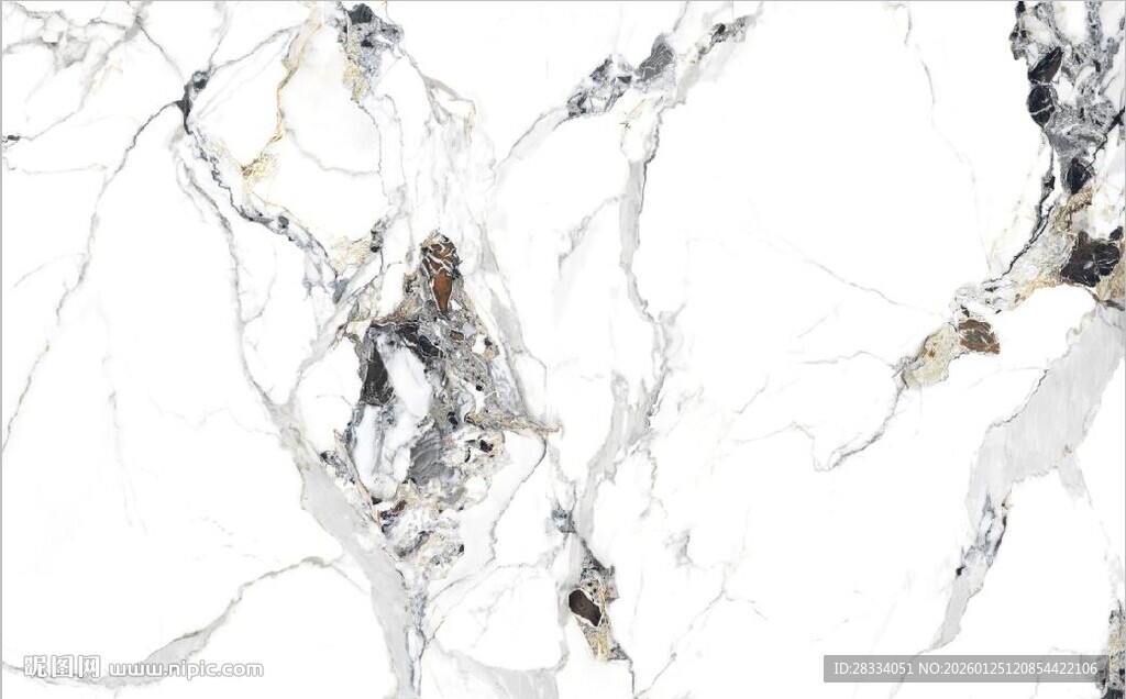白色大理石纹理图案