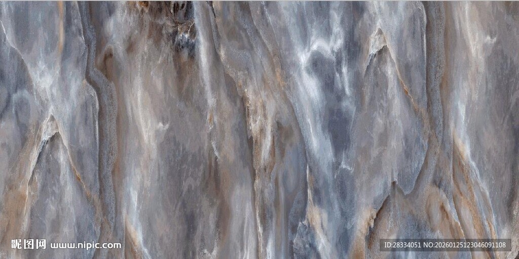 灰蓝纹理大理石效果图