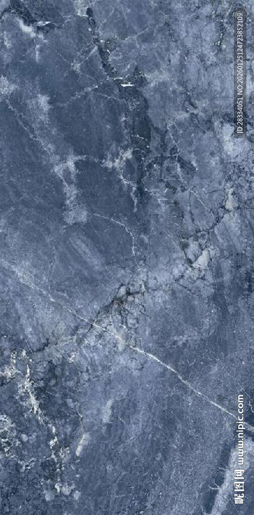 蓝色纹理大理石材质图