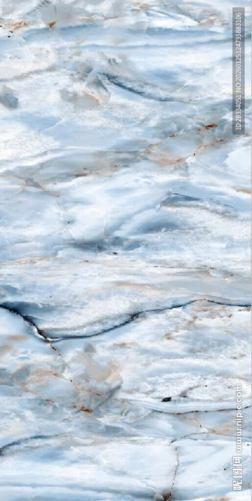 蓝白大理石纹理