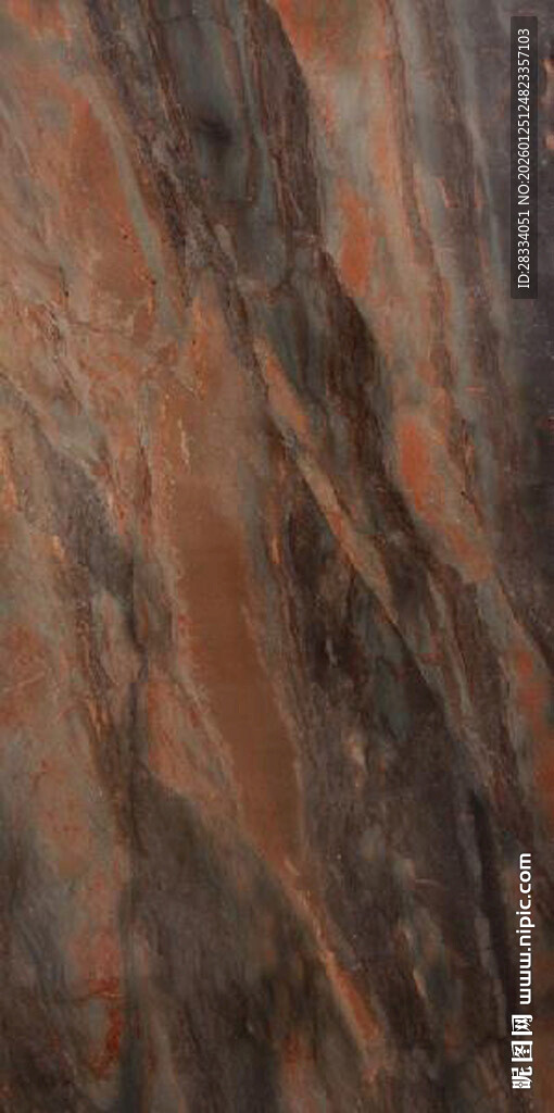 棕红色大理石纹理