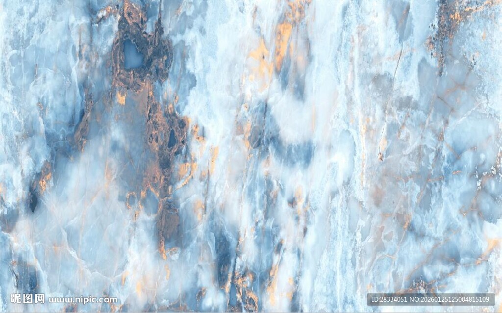 蓝色纹理大理石背景