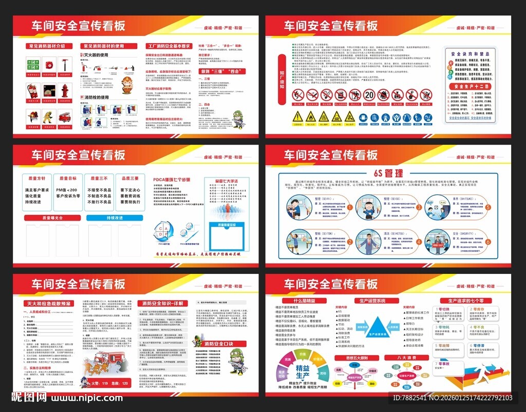 车间管理展板合集