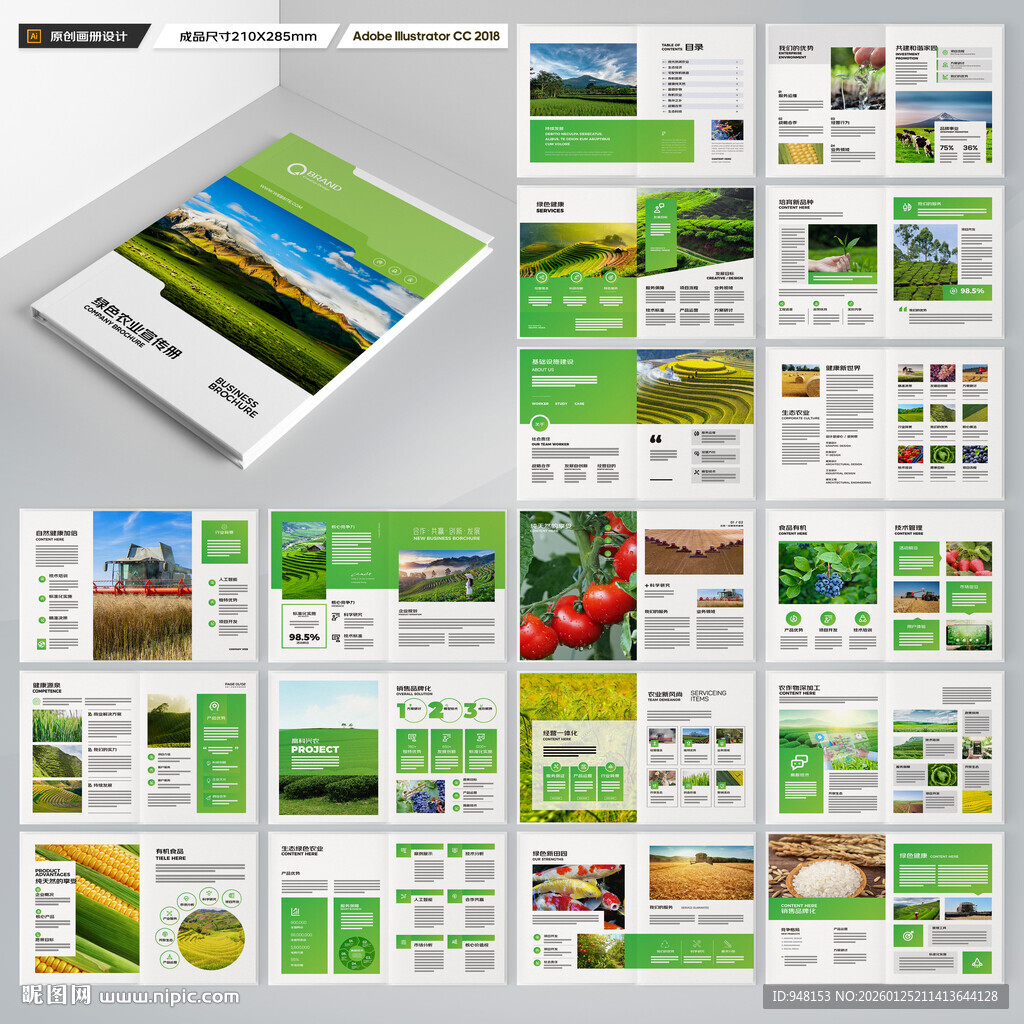 农产品画册