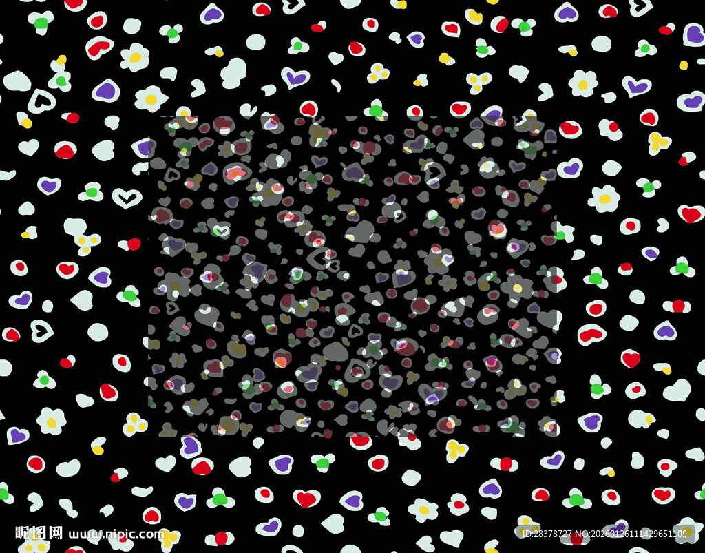 五彩斑斓的抽象图案世界