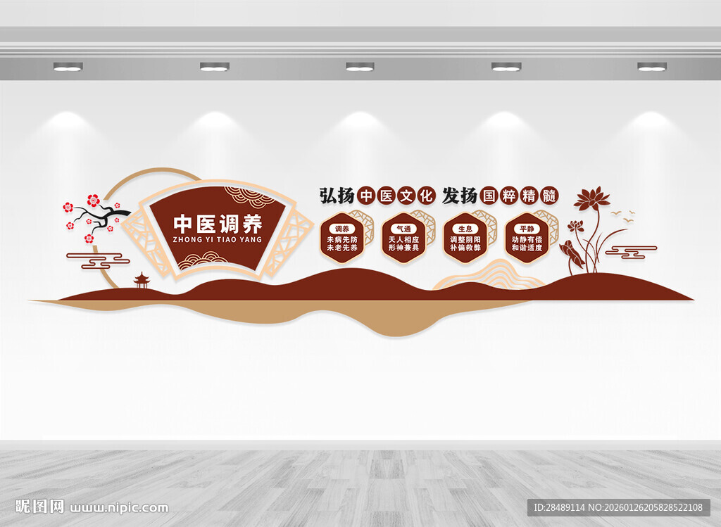 中医调养文化墙