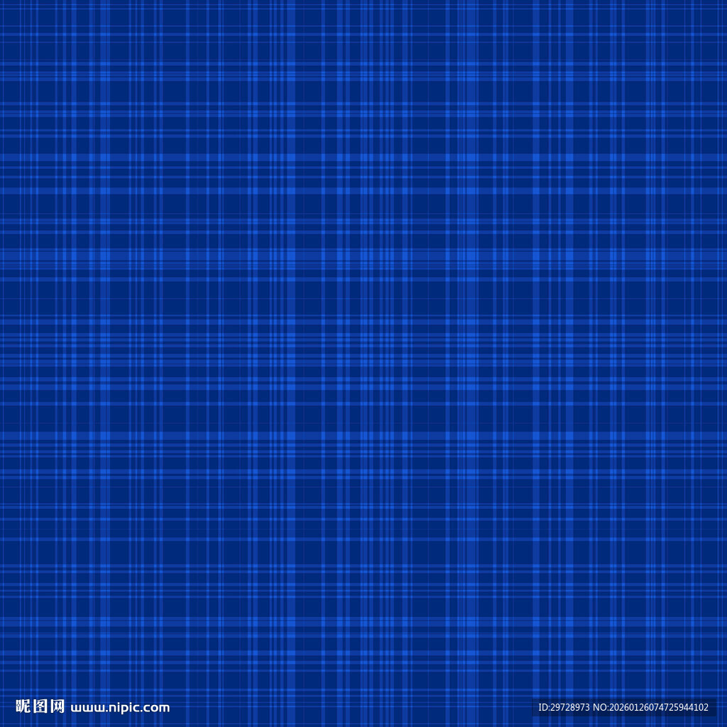深蓝色格子面料布纹