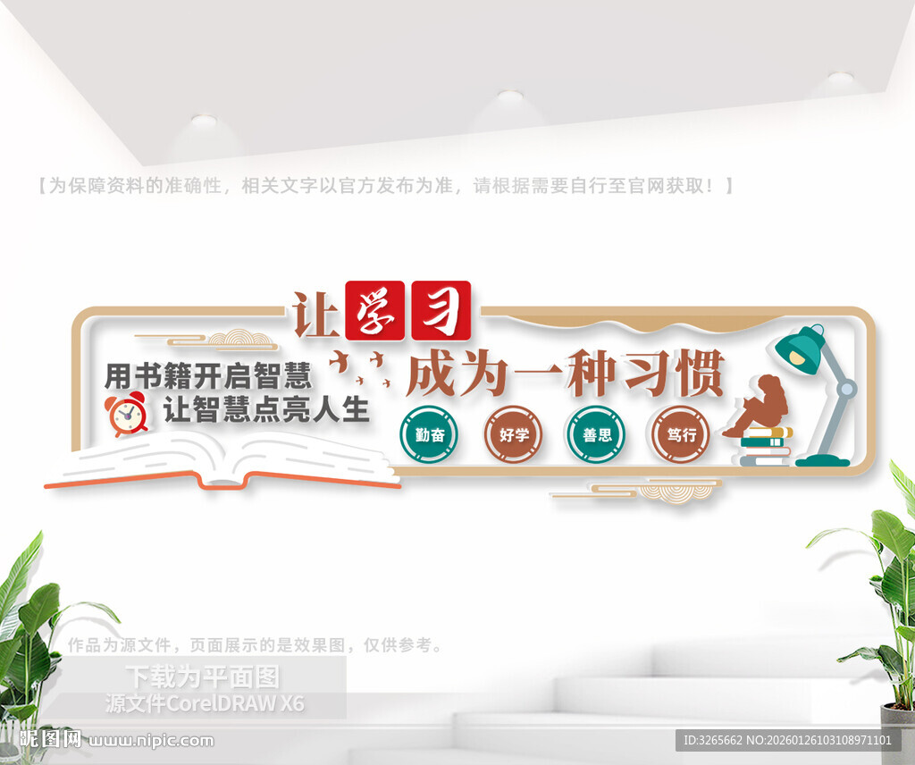 阅读室励志文化墙