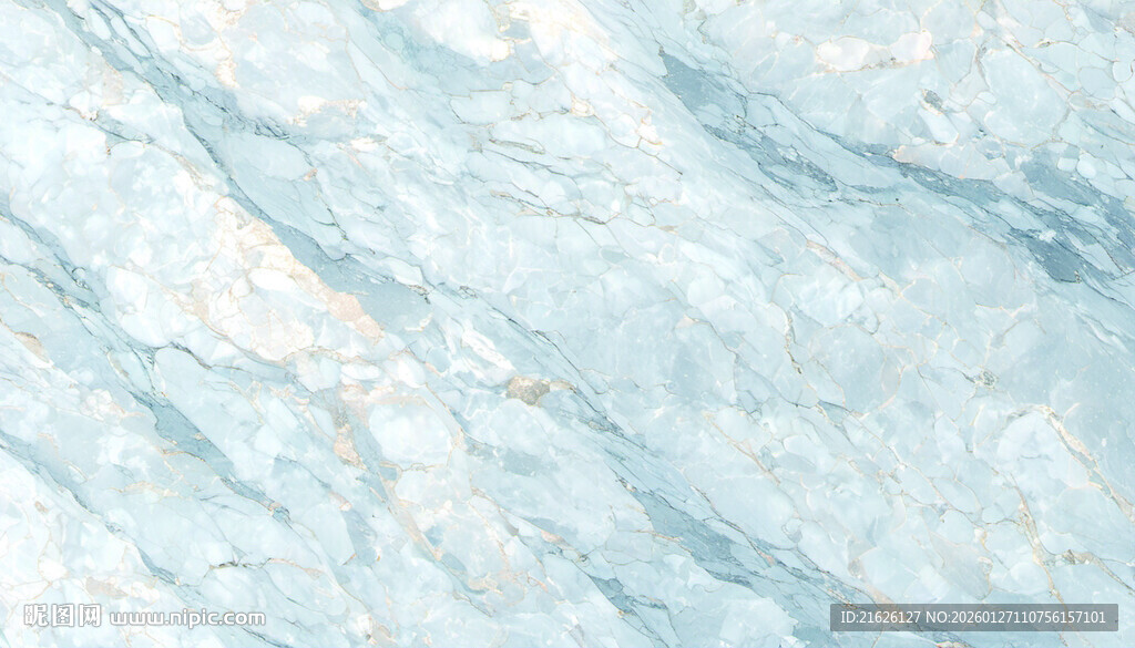 浅蓝色大理石纹理背景