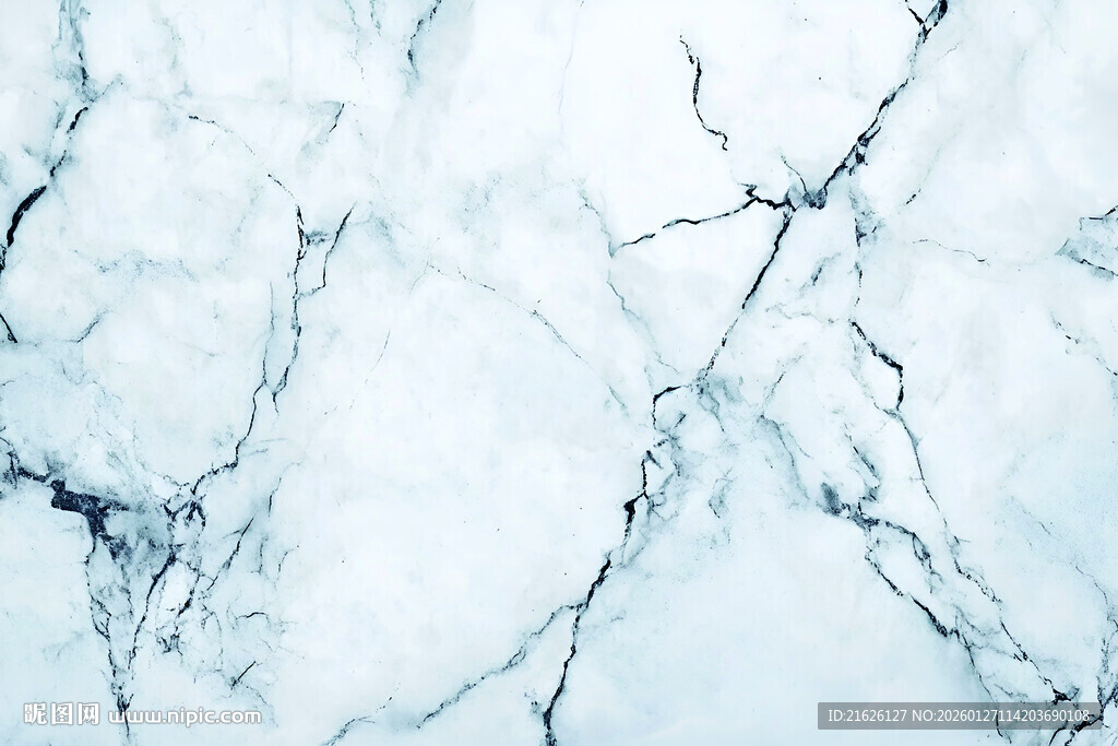 蓝白大理石纹理背景