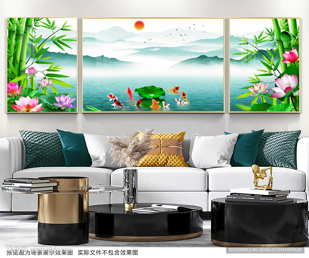 中式客厅装饰画