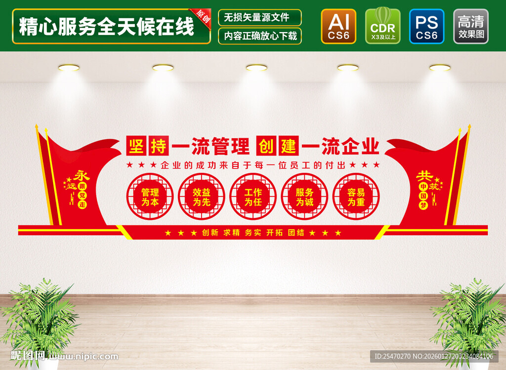 企业党建文化墙