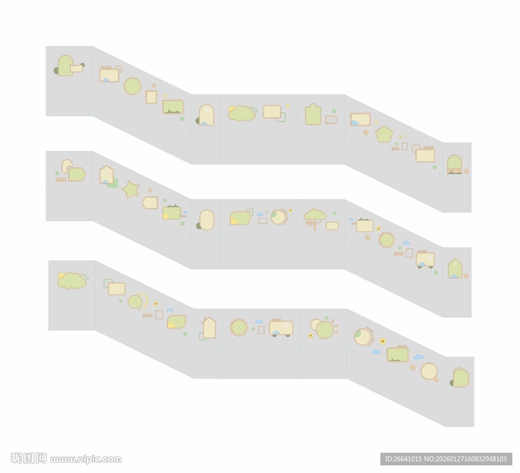 幼儿园楼梯造型展示设计