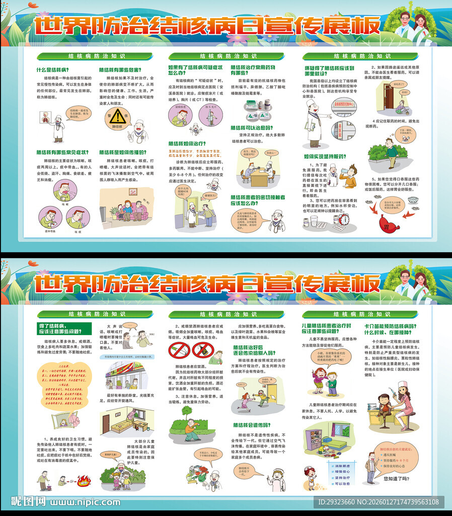 防治结核病展板
