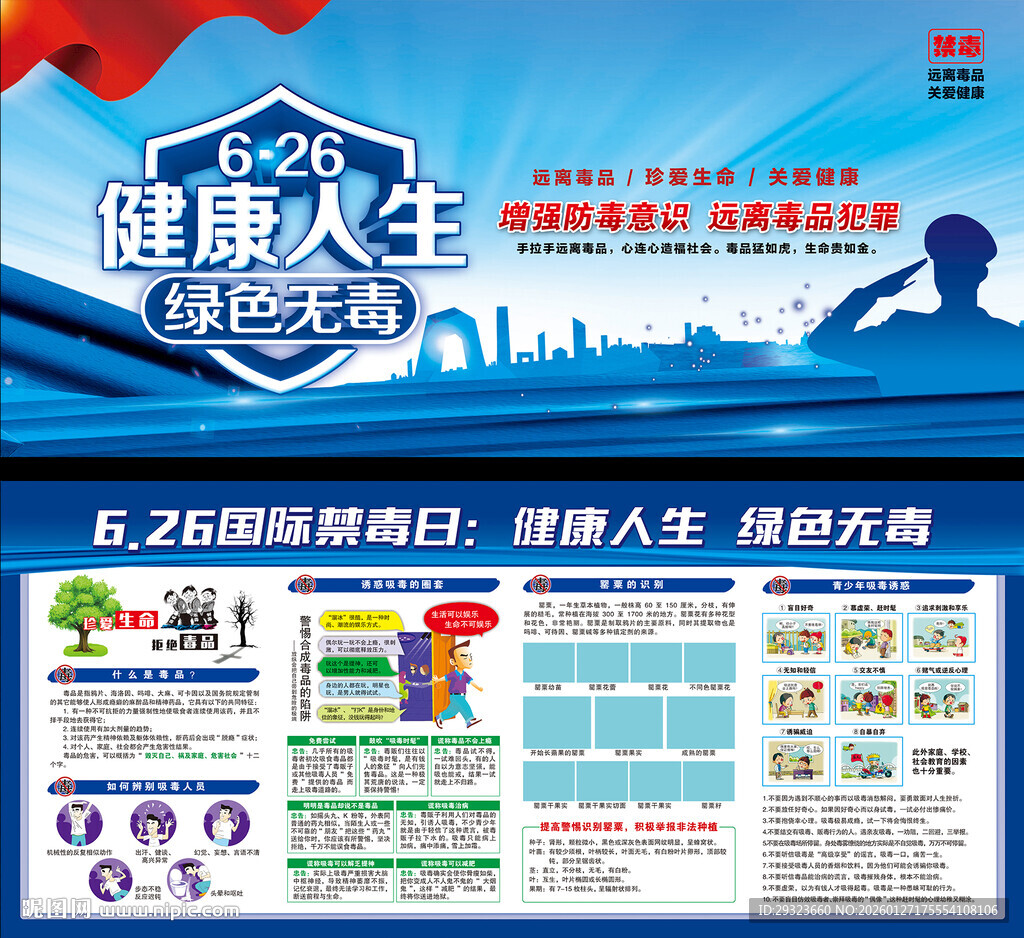 禁毒展板