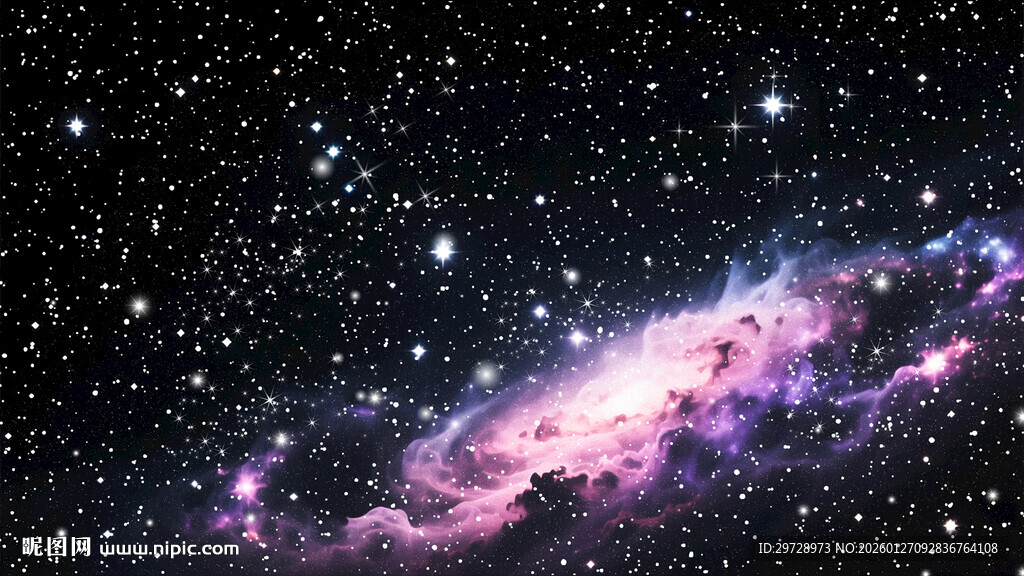 梦幻星云宇宙壮丽景象