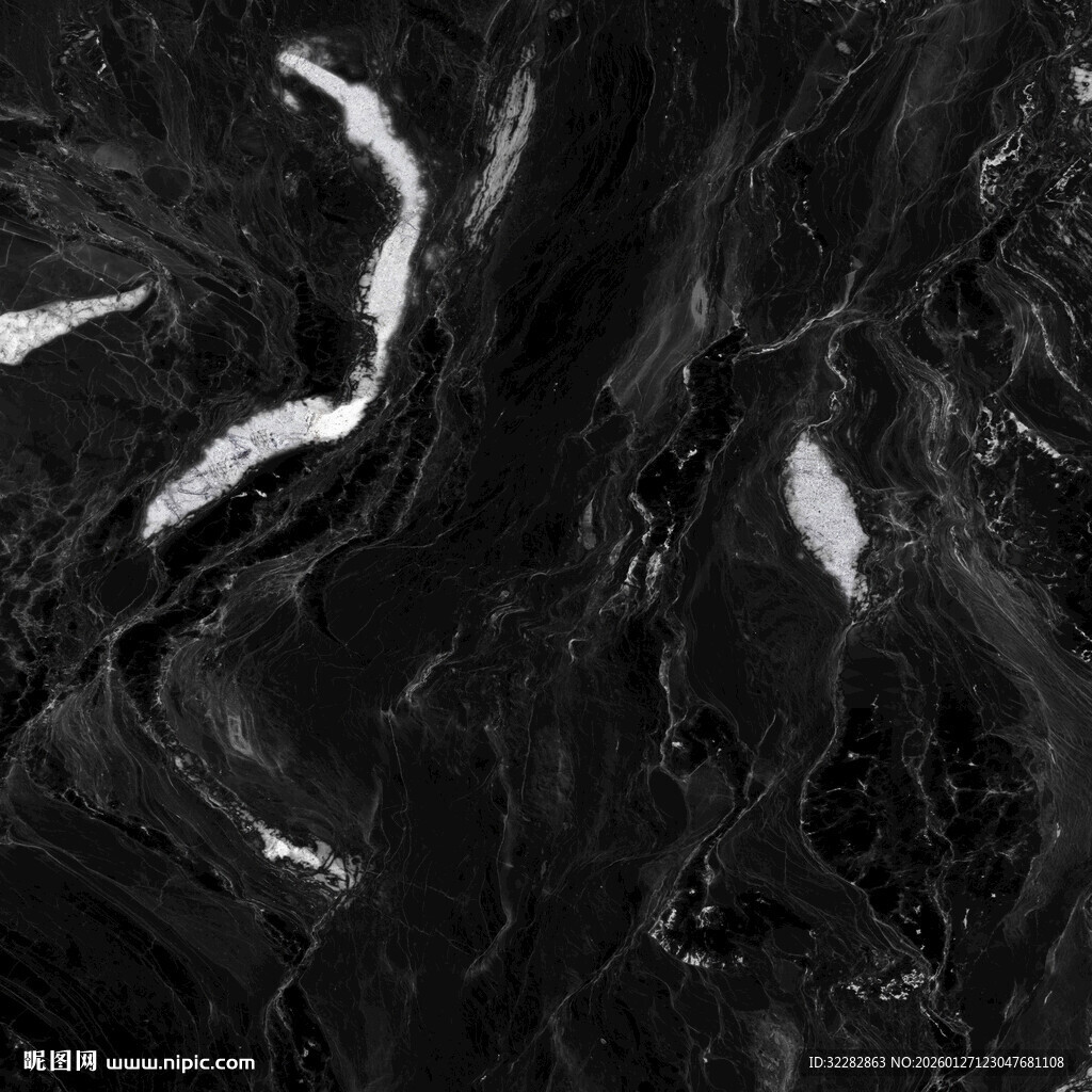 黑色 质感高清石纹 轻奢大图 