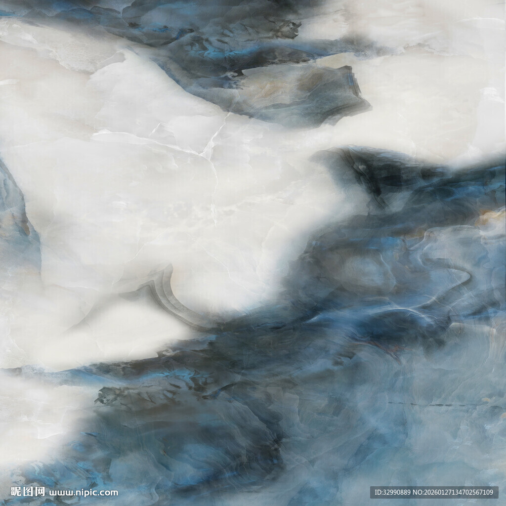 蓝色 简奢新传石纹 极简新图 