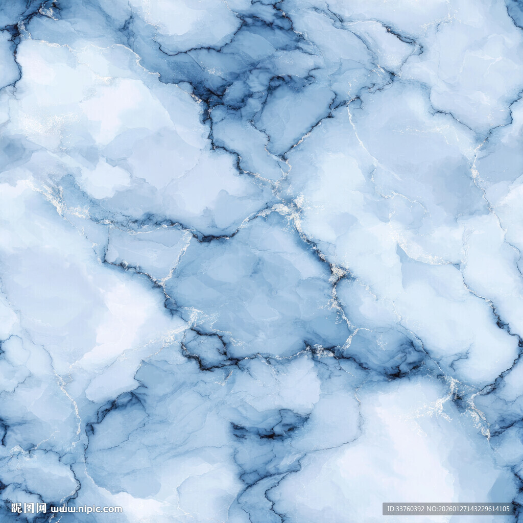 浅蓝色大理石纹理背景