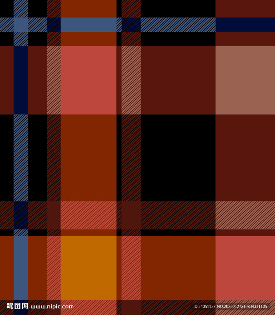 多彩格子图案纹理