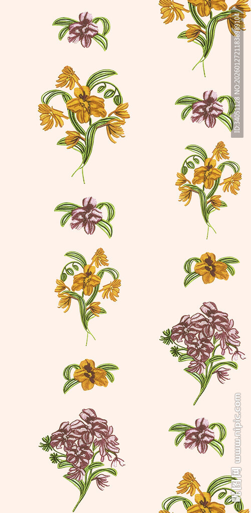 花卉图案装饰画