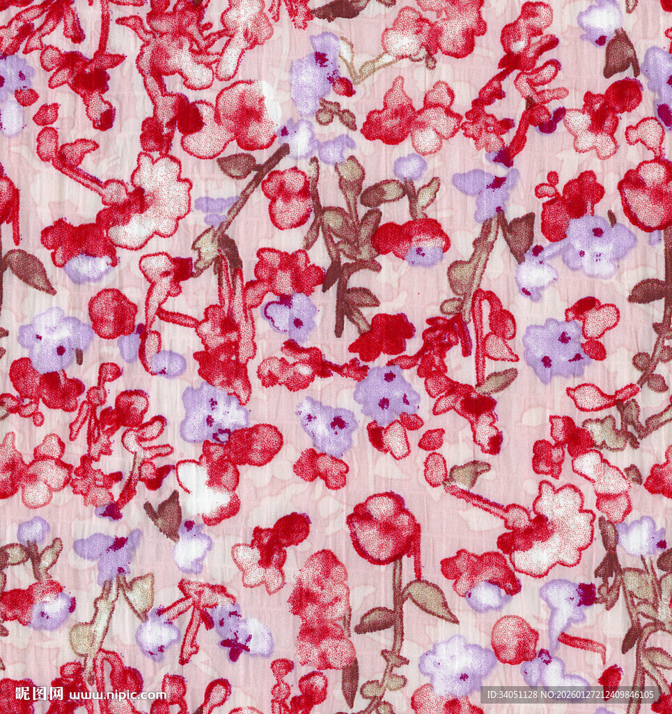 花卉图案布料纹理欣赏